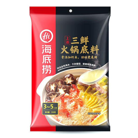 [促銷] HDL Hotpot Base - Shrimp Soup 200g 海底捞 火锅底料 -上汤三鲜