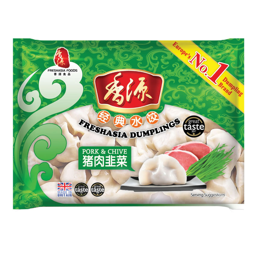 FA Pork & Chives Dumplings 400g 香源 猪肉韭菜水饺