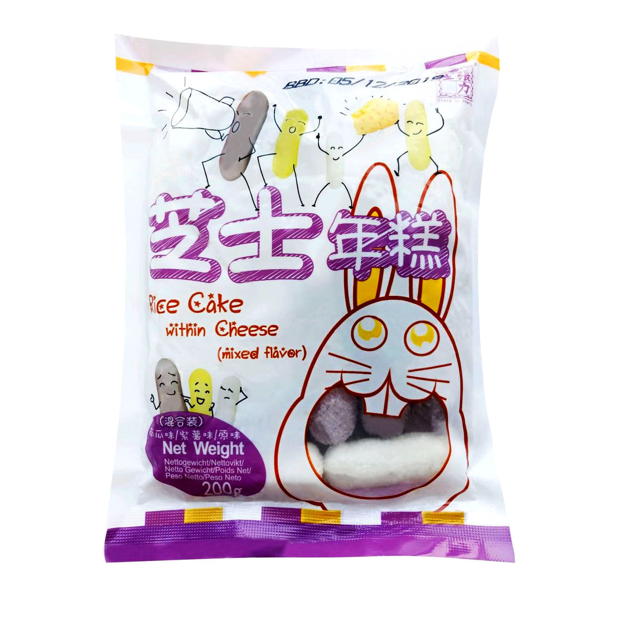 CLS Rice Cake within Cheese ( Mixed Flavor ) 200g 张力生 芝士年糕 ( 混合 )