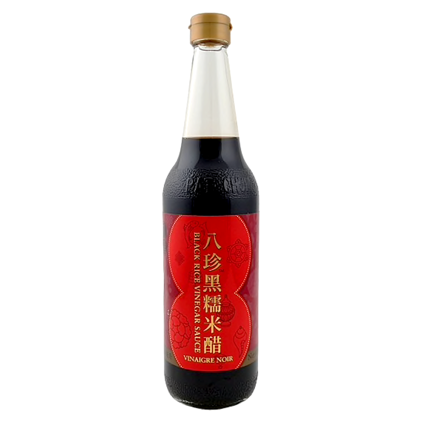 PatChun Black Vinegar bottle 600ml 八珍 黑米醋