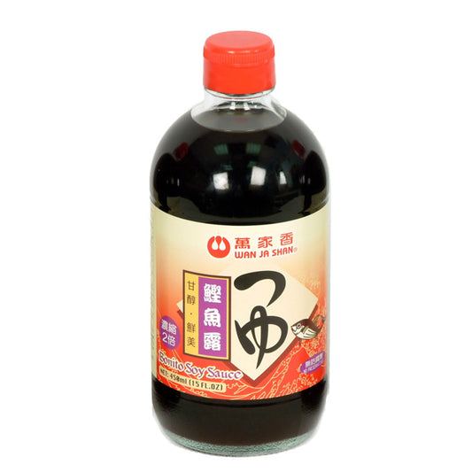 WJS Bonito Soy Sauce 450ml 万家香 鲣鱼露