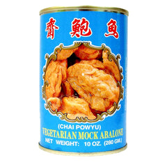 WC Vegetarian Mock Abalone (Chai Powyu) 280g tin 伍中 斋鲍鱼