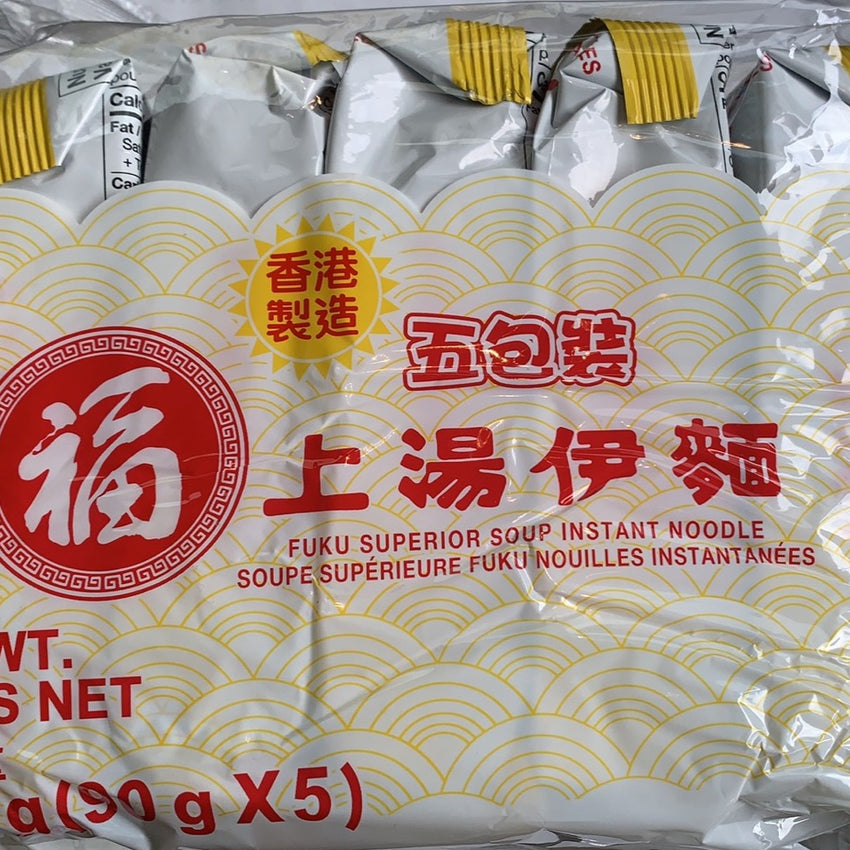 Fuku Superior Soup Noodle 5x90g 福字 上汤伊面 5包装