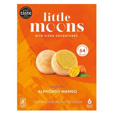 Little Moons Ice Cream Mochi - Mango 6x32g 小月亮 冰淇淋糯米糍 - 芒果 ( Cambridge Delivery Only )