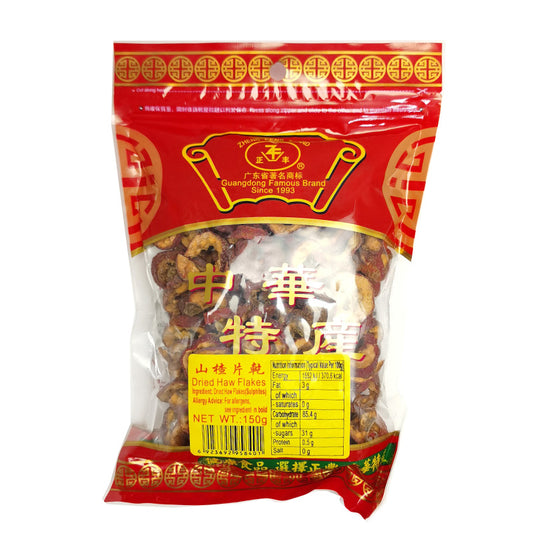 ZF Dried Haw Flakes 150g 正丰 山楂片干