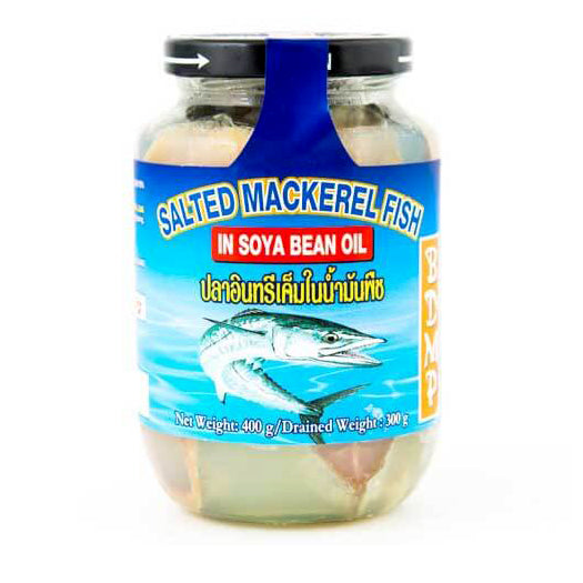 Salted Mackerel In Soya Bean Oil 400g 咸鱼