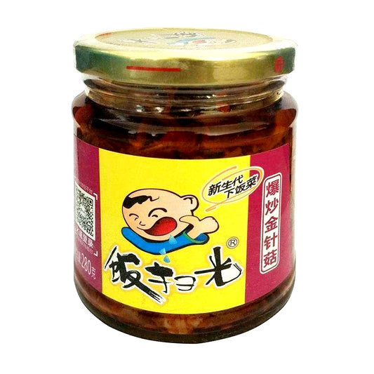 FSG Fried Enokitake Mushroom 280g 饭扫光 爆炒金针菇