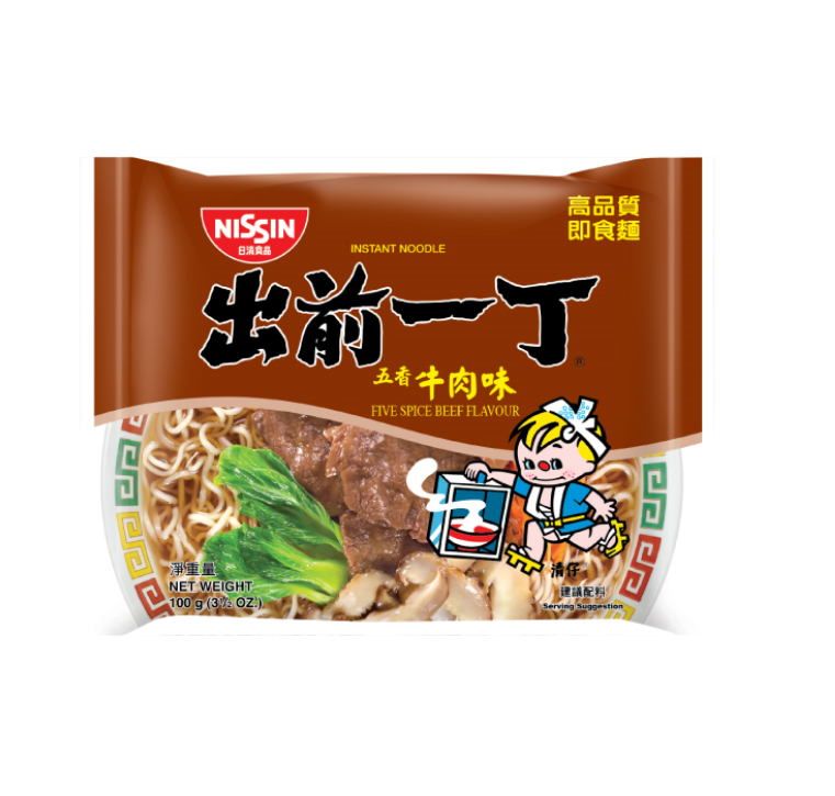 出前一丁麵 五香牛肉味 100g Nissin Demae Ramen Five Spices Beef