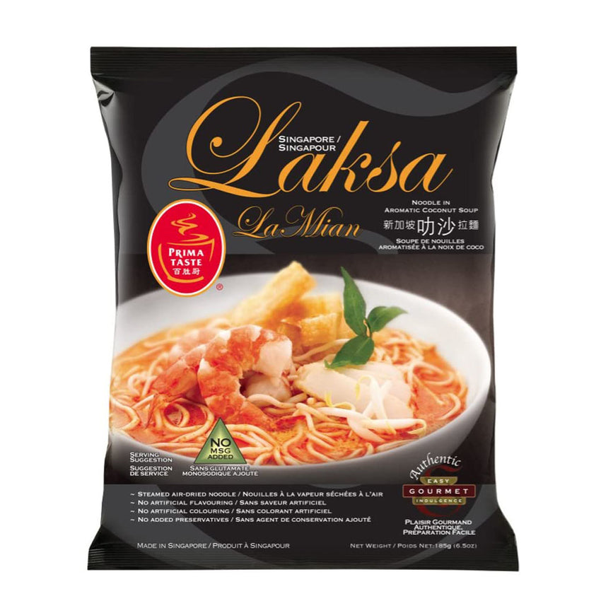 Prima Taste Laksa La Mian 185g 百胜厨 新加坡叻沙拉面