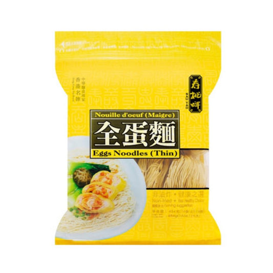 [促銷] 壽桃牌 全蛋麵 幼麵 454g ST Eggs Noodles - Thin