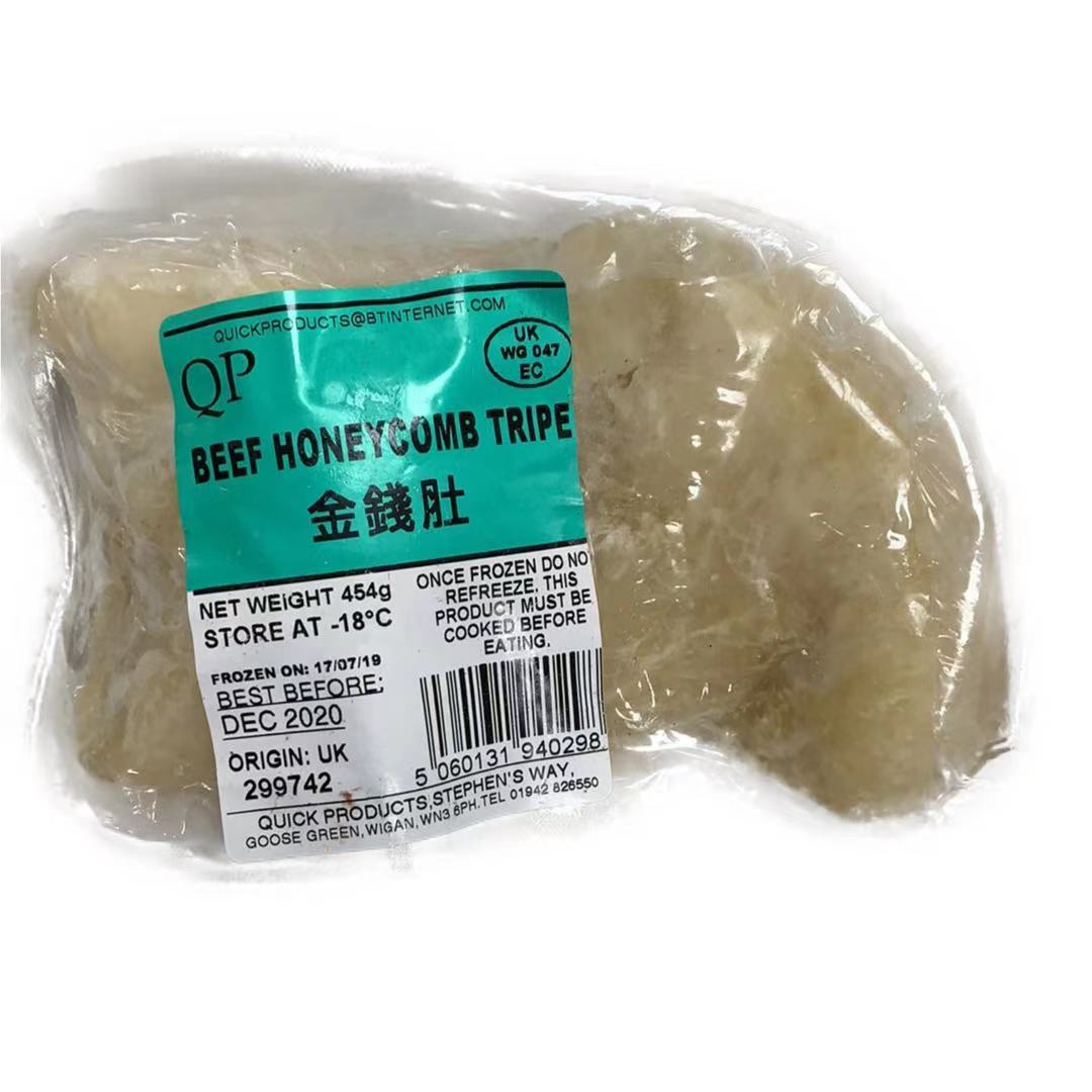QP Beef Honeycomb 454g QP 金钱肚 每包