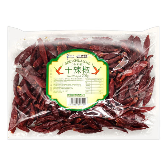 CLH Dried Chilli - Long 200g 川老汇 干辣椒 - 小米椒