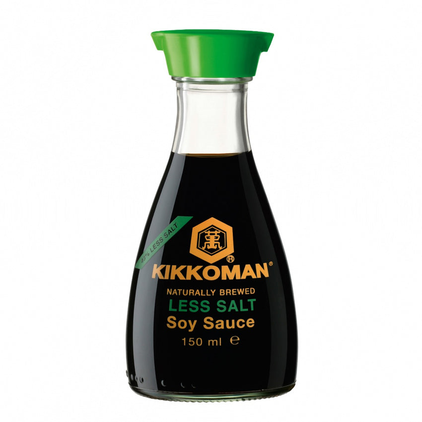 Kikkoman Soy Sauce Less Salt 150ml 万字 少盐酱油