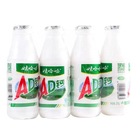 WHH AD Calcium Milk Drink 4x220ml 娃哈哈 AD钙奶 一排四瓶