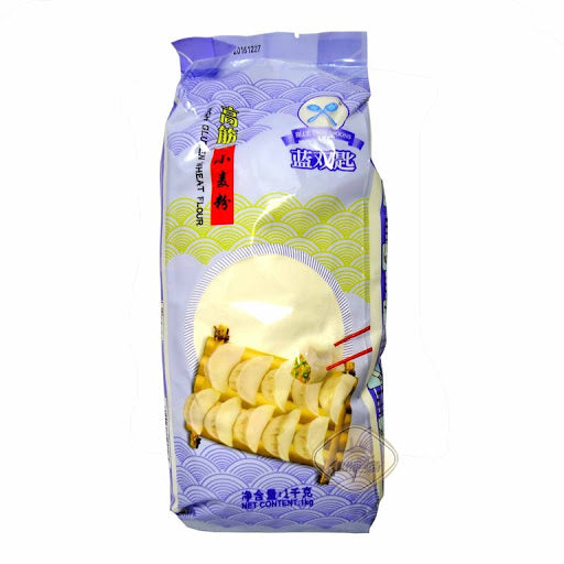 BTS S/Dumpling Flour 1kg 蓝双匙 饺子专用粉