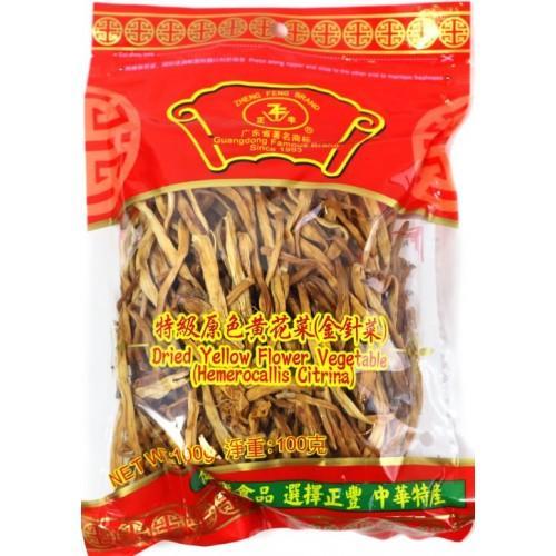 ZF Yellow Flower Vegetable 100g 正丰 原色黄花菜 ( 金针菜 )