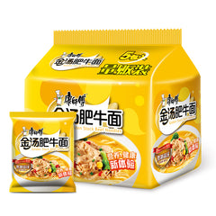 [Weekend Offer] KSF Instant Noodles Golden Stock Beef Noodles 5x105g 康师傅 金汤肥牛面袋面 5包装