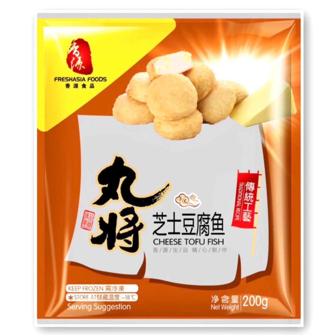 WJ Cheese Tofu Fish 200g 丸将 芝士豆腐鱼