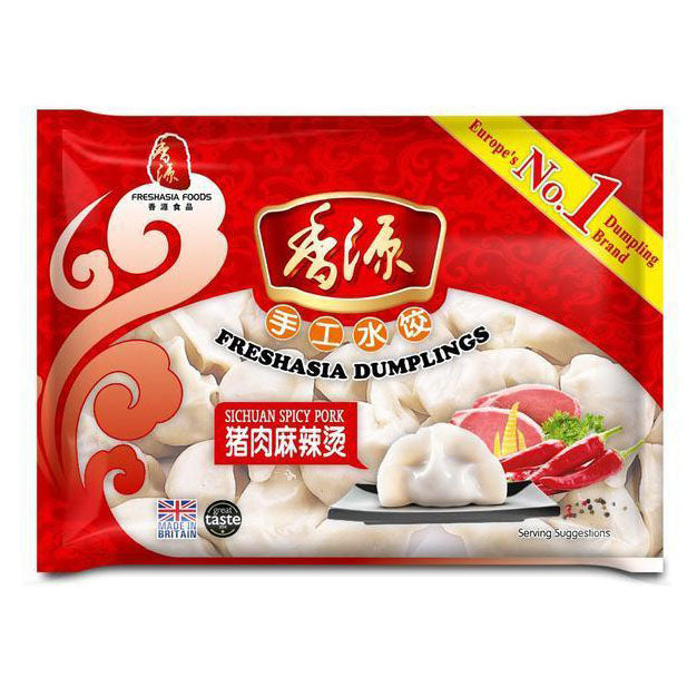 FA Hot & Spicy Pork Dumplings 400g 香源 猪肉麻辣烫水饺