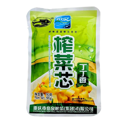 FW Ding Ding Xiang Pres.Veg 90g 鱼泉 丁丁香榨菜芯