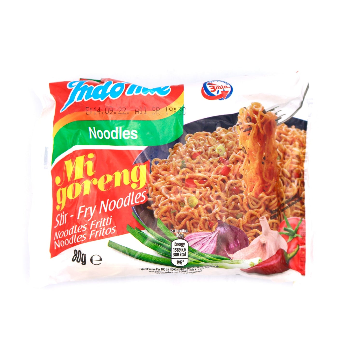 Indomie Instant Noodles Mi Goreng Fried 80g (1 pack/ 5packs/ 1 box) 營多 捞面 原味 (單包/五連包/箱價)