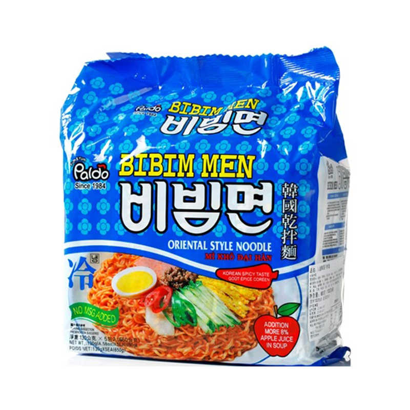 [促銷] Paldo Noodles Bibimmen 5x130g 八道 干拌面 五连包