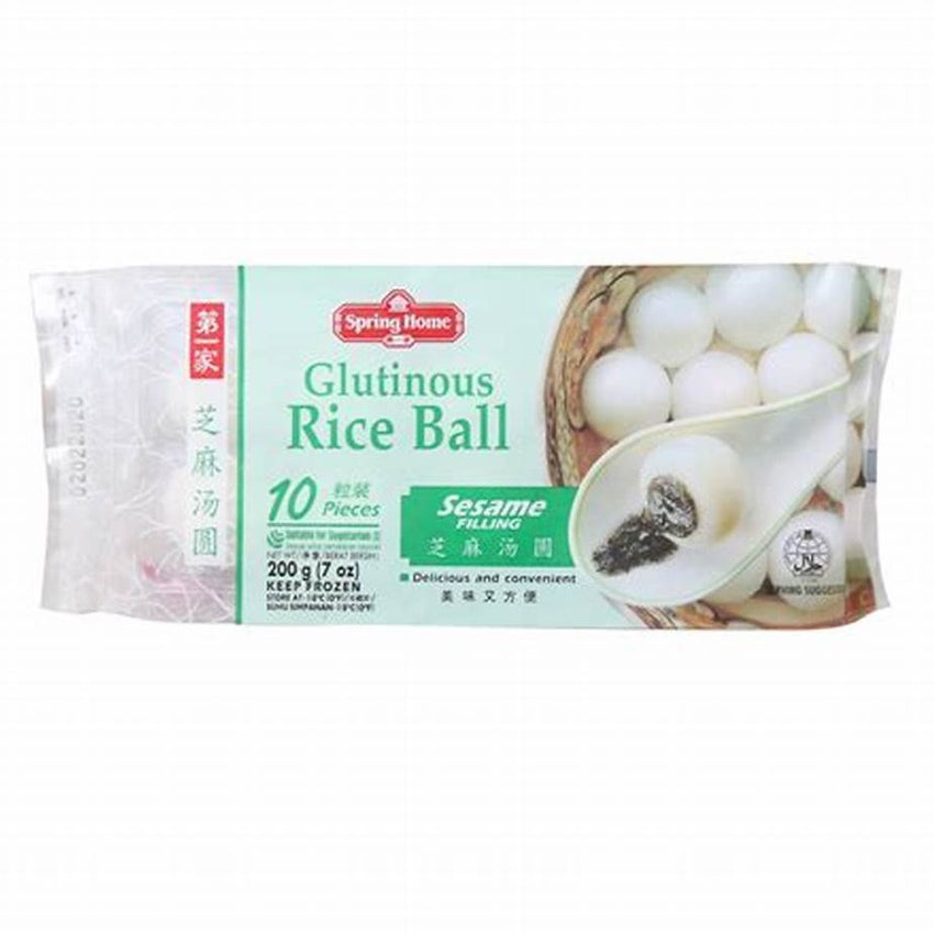 Spring Home Rice Ball Sesame 200g 第一家 黑芝麻汤圆