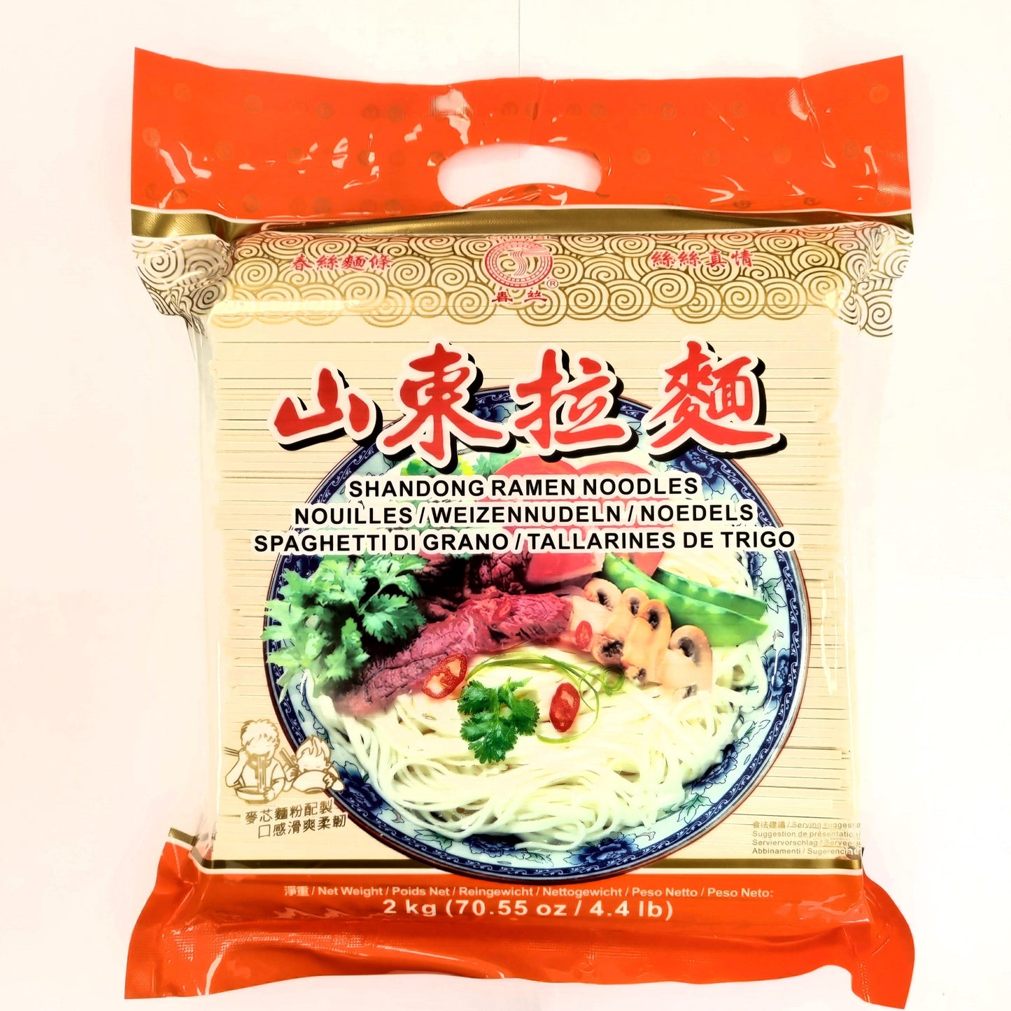 春絲 山東拉麵 2kg Chunsi Shandong Ramen Noodles