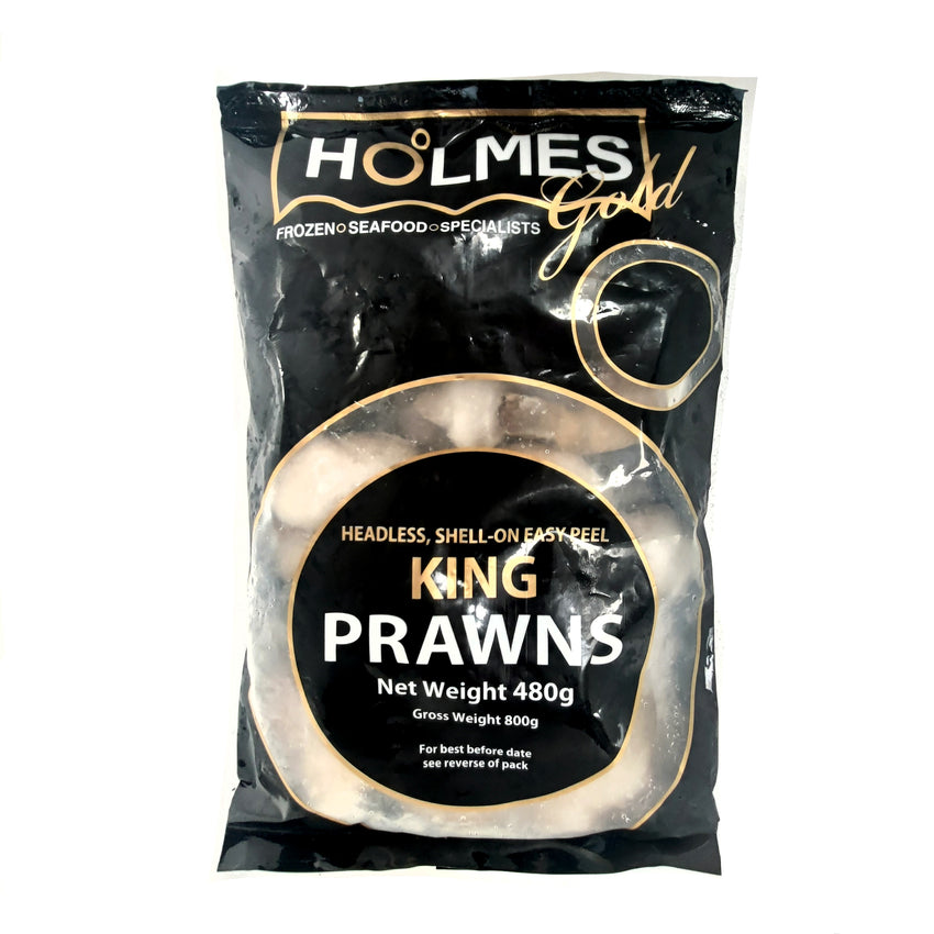 Holmes Headless King Prawn 480g Holmes 有壳大虾