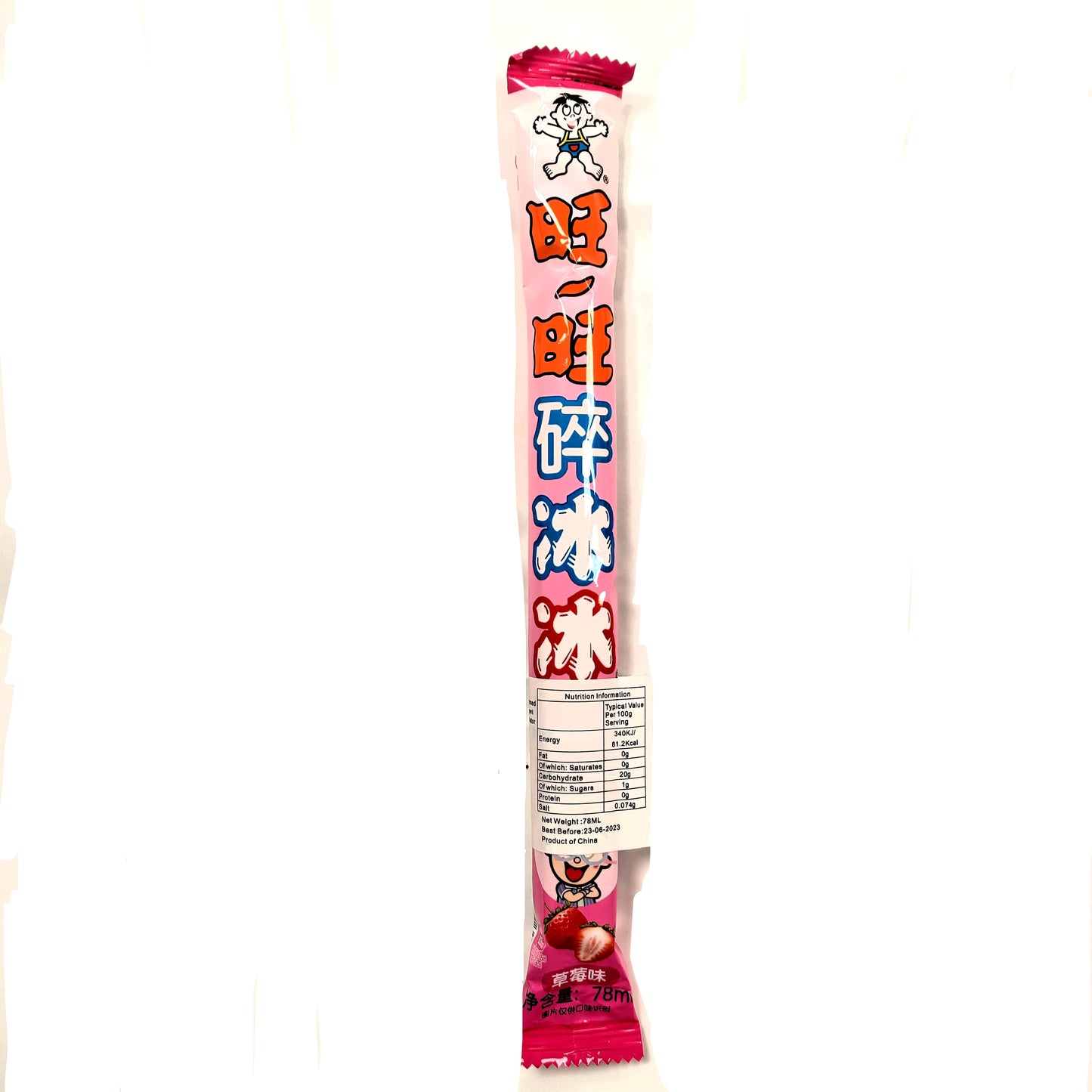 [新品] WW Ice Pop Strawberry Flavour 78ml 旺旺 碎冰冰 草莓味