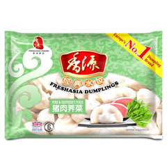 FA Pork & Shepherd's Purse Dumplings 400g 香源 猪肉荠菜水饺