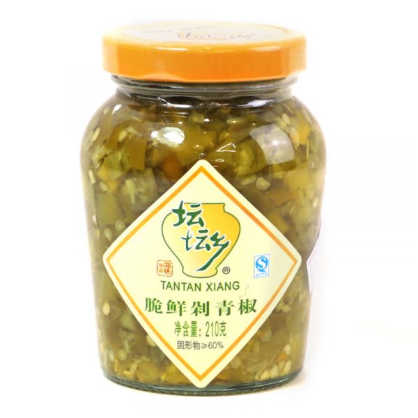 [促銷] TTX Chopped Green Chilli 210g 坛坛乡 鲜脆剁青椒