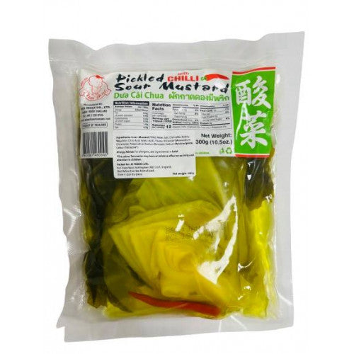Thai Boy Sour Pickled Mustard with Chili 300g 泰仔牌 辣酸菜