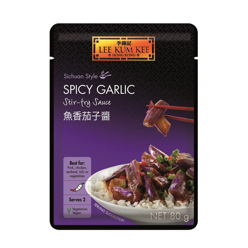 LKK Spicy Garlic Stir-Fry Sauce 80g 李锦记 鱼香茄子酱