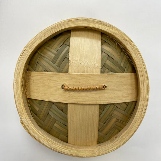 6" Bamboo Steamer (2 pc)& Lid In Set  / 6寸竹蒸笼二笼一盖