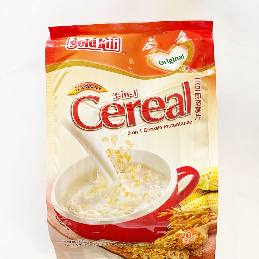 GK Instant Cereal 600g 金麒麟 三合一即溶麦片
