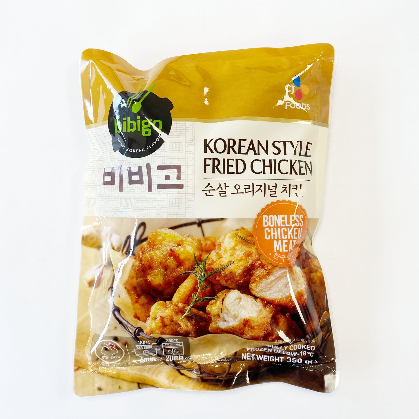 CJ Bibigo Korean Style Fried Chicken 350g 希杰 必品阁 韩式吮指炸鸡