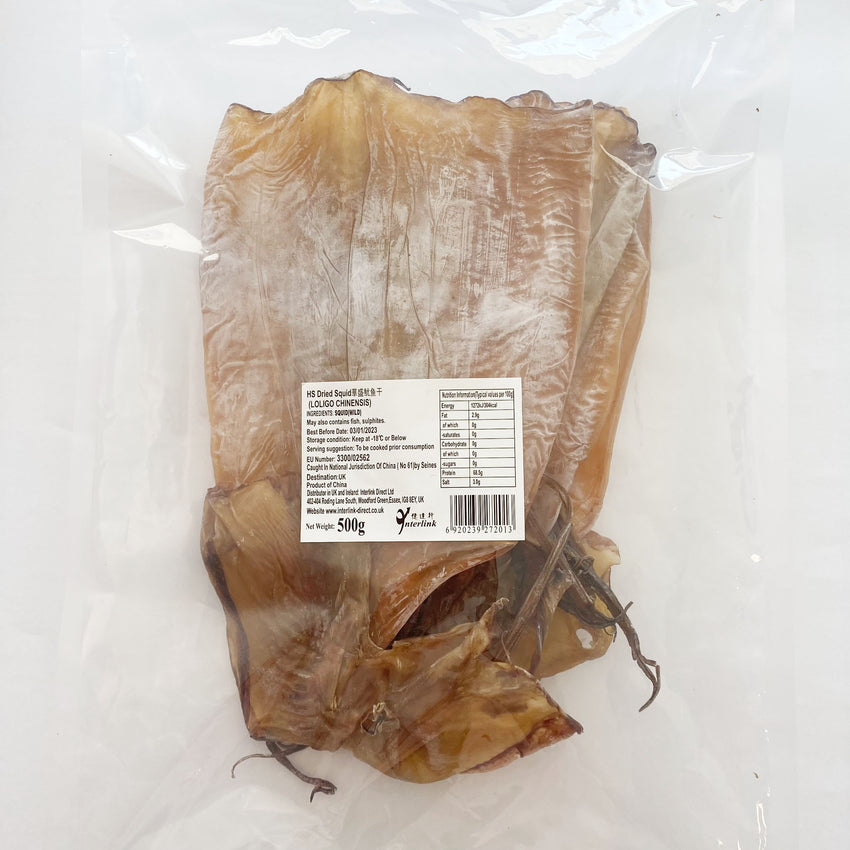 HS Dried Squid (5-6 PCS) 500g 华盛 鱿鱼干