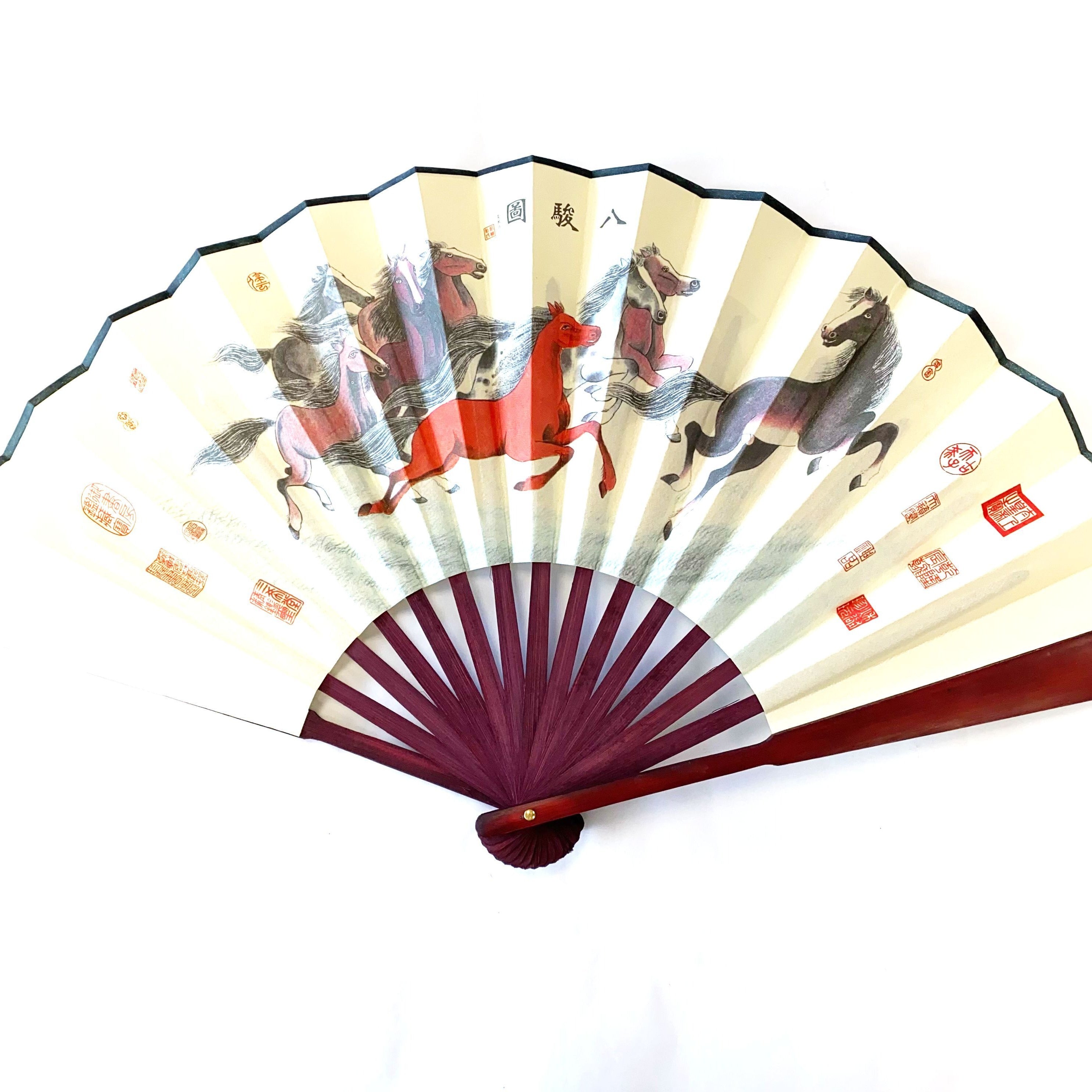 Chinese Fan Each 纸扇子 每把(图案随机) – Retour UK