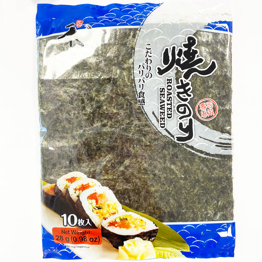 YH Sushi Roasted Seaweed (10pcs ) 28g 元和 寿司紫菜 ( 10张 )