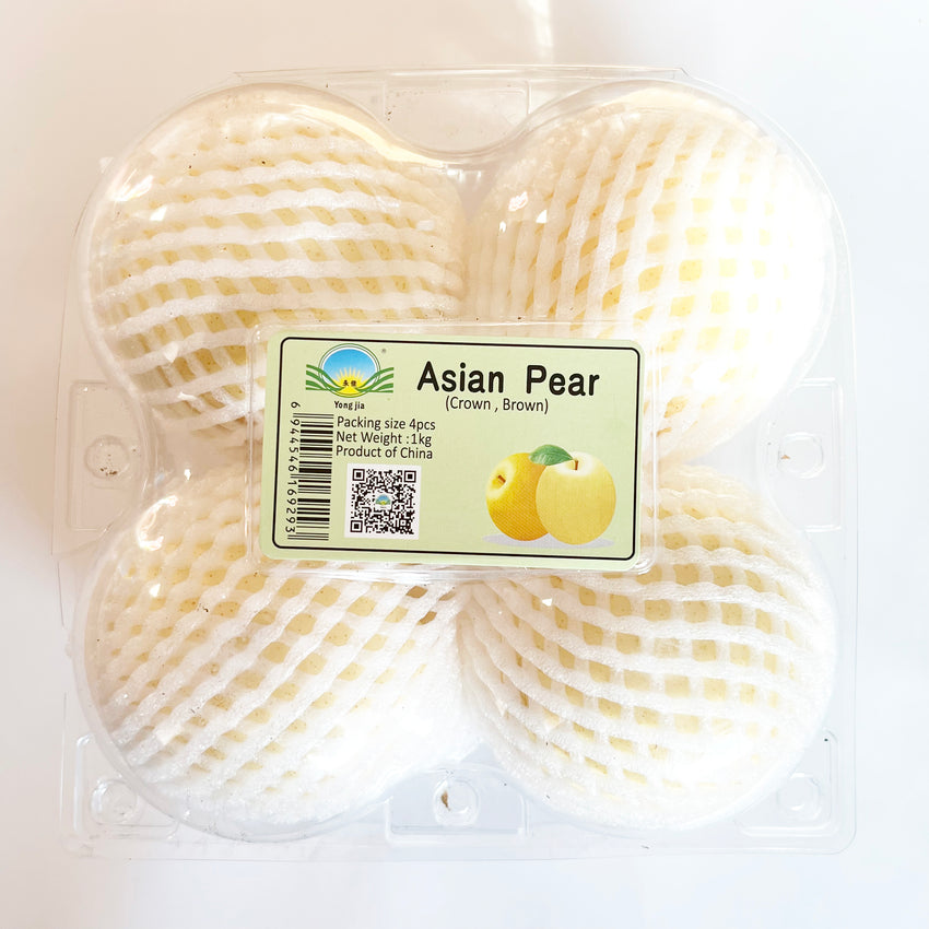 Asian Pear 4pcs Box 水晶梨 每盒4个