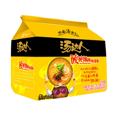 Uni Instant Noodle - Hot & Sour Artificial Pork Flavour 650g 统一 汤达人 酸酸辣辣豚骨面 五包装