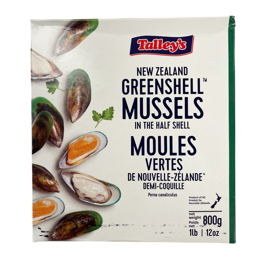 Talley's 1/2 Shell Mussel 800g Talley's 开边青口