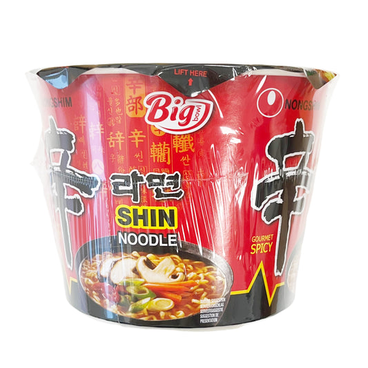 Nongshim Shin Noodle Big Bowl 114g 农心 大碗辛辣杯面