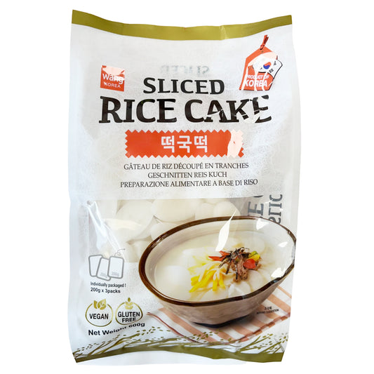 Wang Sliced Rice Cake 600g 王牌 韩国切片年糕