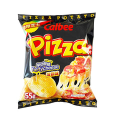 Calbee Potato Chips - Pizza 55g 卡乐B 薯片 薄饼味