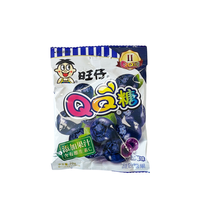 WW QQ Candy (Blueberry) 70g 旺仔 QQ糖 蓝莓味