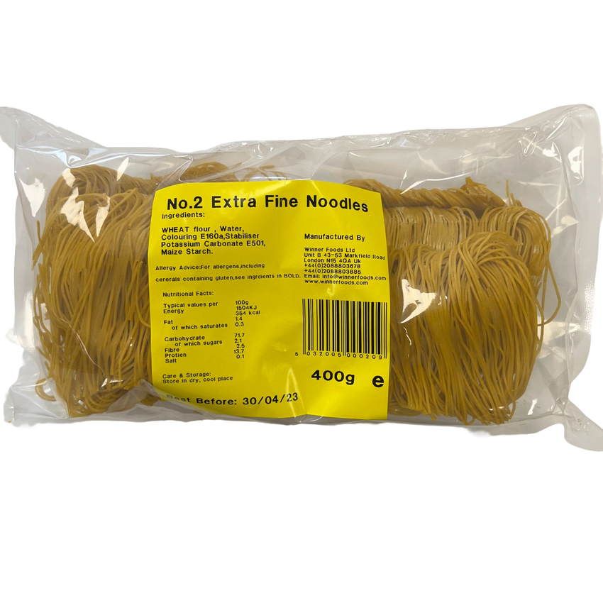 WF Extra Fine Noodles 400g 环球 炒底面