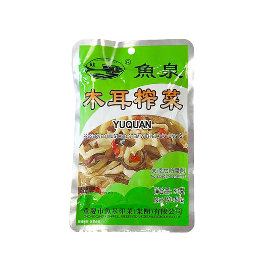 FW Pre. Vegetable  (Fungus) 80g  鱼泉 木耳榨菜