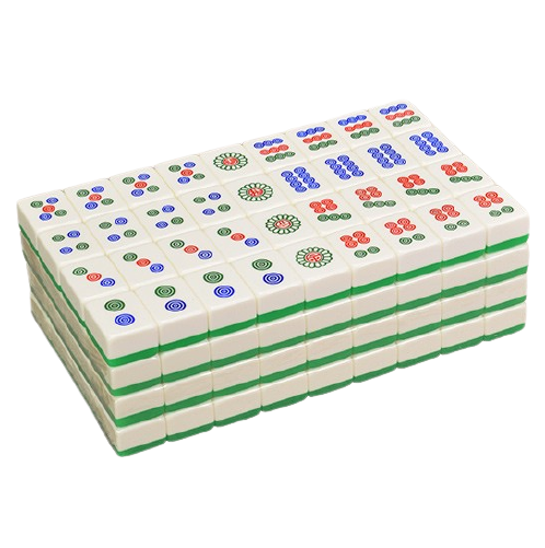 MR - Mahjong Tiles 1set 民润 高级麻将（绿白）